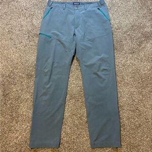 Patagonia Hiking Trail Men's soft shell pants Utility Blue